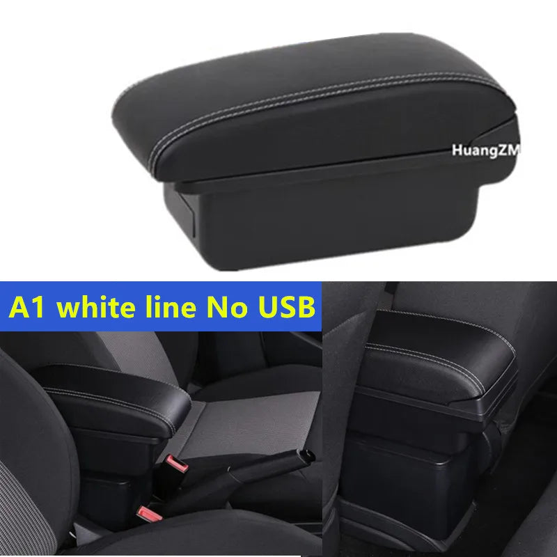 For Fiat 500 Armrest Box For FIAT 500 Car Armrest 2000-2011 Auto Storage Box Dedicated Retrofit Parts Interior Car Accessories