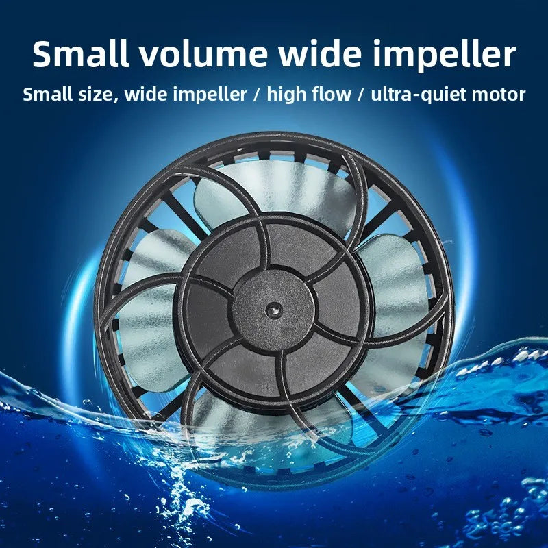 Jebao jecod fish tank wave pump ELW coral cylinder aquarium intelligent WIFI wave pump oxygen-enhancing bottom blower