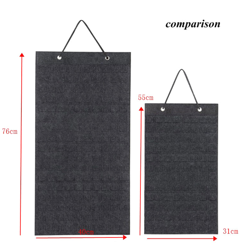 Earrings Hanging Organizer Wall Earring Holder Soft Felt Hanger For Jewelry Necklace Earring Ring Stud Display Holder