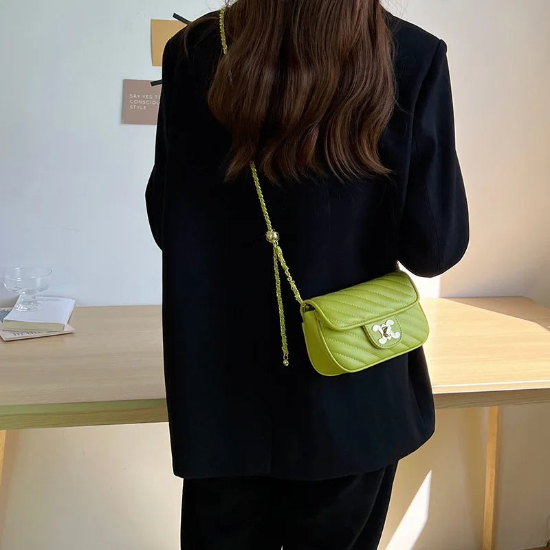 Fashion Women's Bag 2024 New Luxury Designer Bags Adjustable Shoulder Strap Women Shoulder Chain Bag