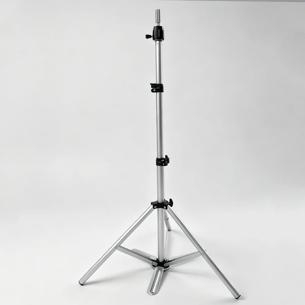 1.6m High Tripod Canvas Head Stand Training Mannequin Stand Wig Holder Adjustable Plastic Material Hair Accessory Tools