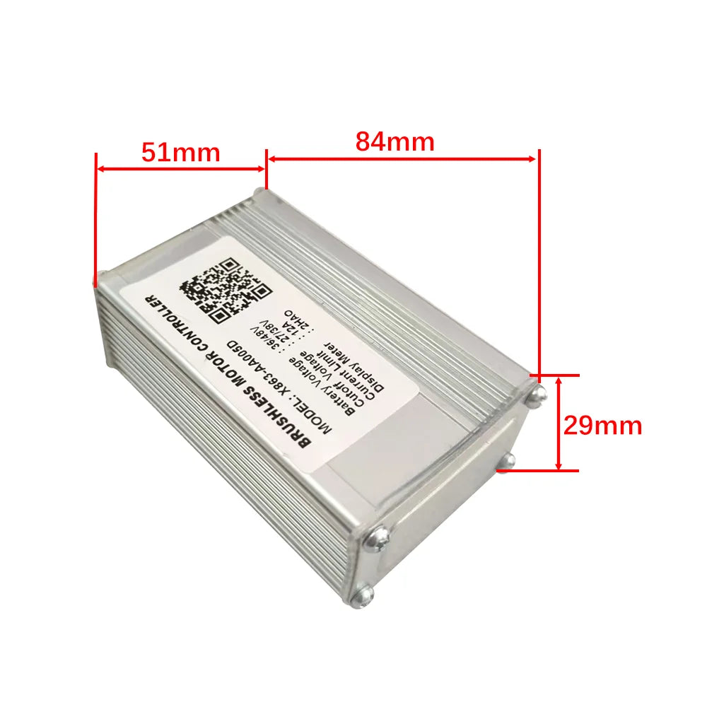 Ebike Brushless Motor Controller X863-AA005D 36V 48V 12A for 2HAO Protocol Electric Scooters MTB Accessories Speed Controller