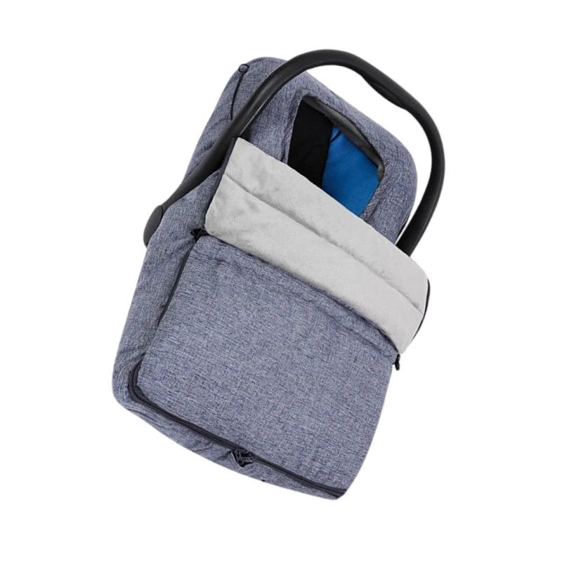 Plush Fleece Baby Car Seats Cover For Winter Warmth Infant Canopy Sleeve Case
