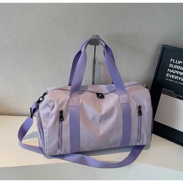 Fashion Travel Bags For Women Large Capacity Men's Sports Bag Waterproof Weekend Sac Voyage Female Messenger Bag Dry And Wet