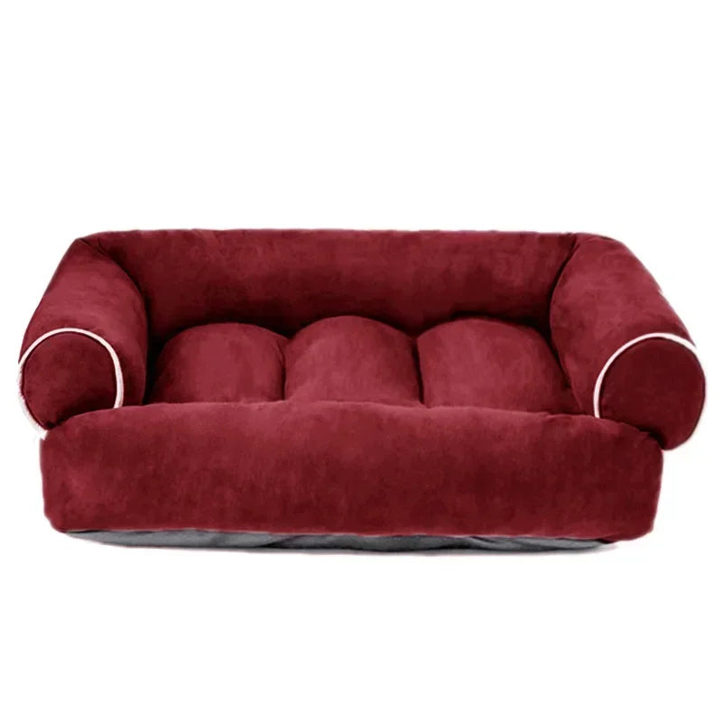 S/M/L/XL Pet Dog Bed Sofa Deep Sleep Dog House Square Thickened Warm Cat Mat Small Kennel Pet Product Breathable Blanket Winter