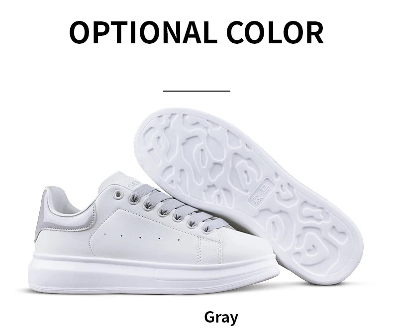 SENMA Luxury Design Sneakers For Men 2025 White Board-shoe Soft Women Walking Shoes Running Shoes Couples Sneakers Tennis shoes