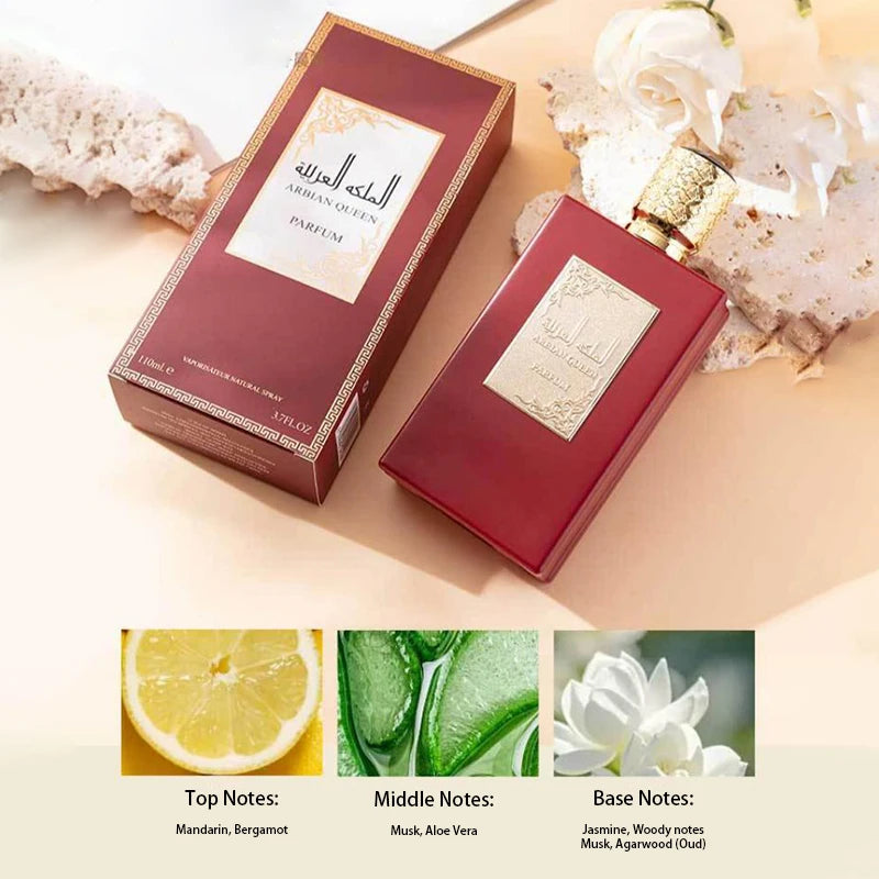 Arabian Ebony Luxury Perfume For Women Oriental Fresh Citrus Jasmine Fragrance High-end, Charming, Elegant Long-lasting Perfume