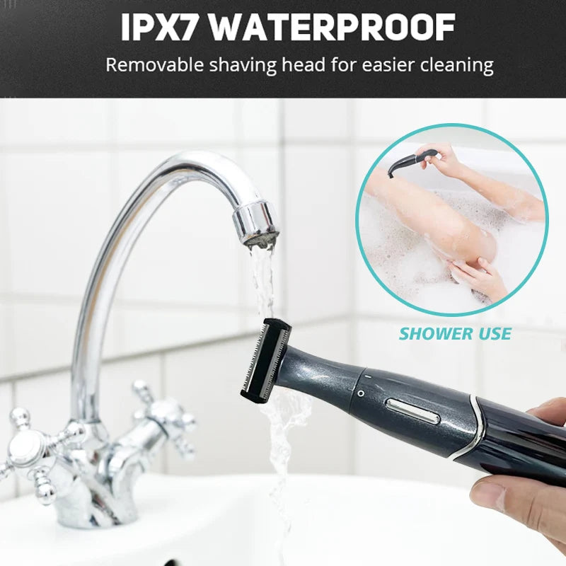 Intimate Areas Haircut Precision Shaver Men Bikini Line Sensitive Razor Balls Eggs Pubic Hair Shaving Trimmer Face Beard Clipper