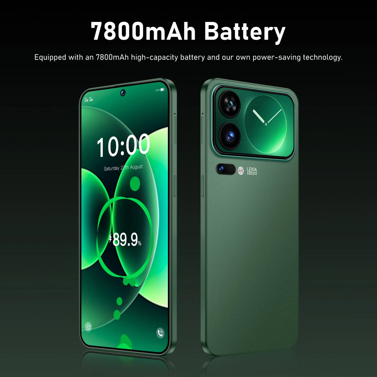 New M17 Pro Max Global Version High Quality 7.3" HD Standby 22GB 2TB Snapdragon 8 Gen4 Dual Card 7800mAh 108M Android