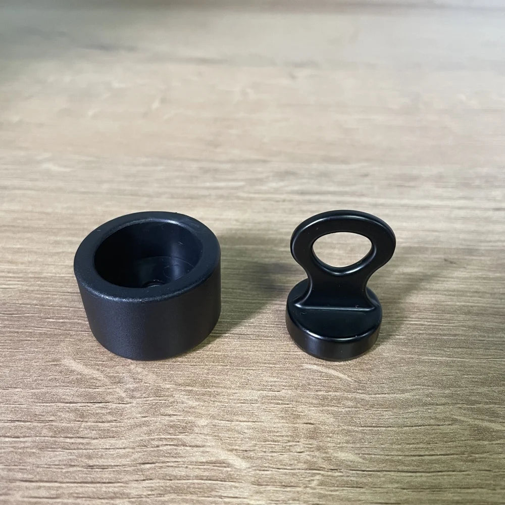 PVC Magnetic Lock White Cap with Stainless Steel Pin Plastic Lock for Restraint Belt Accessories Tools