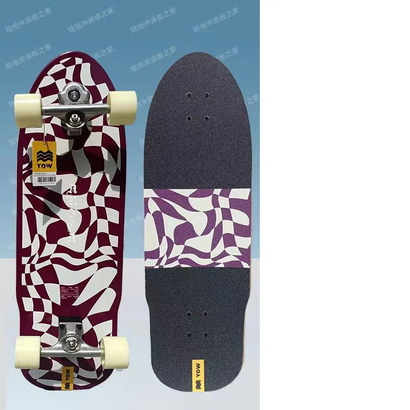 land surf YOW skateboard longboards whole kits good quality spring system branded with trucks wheels bearings and tool