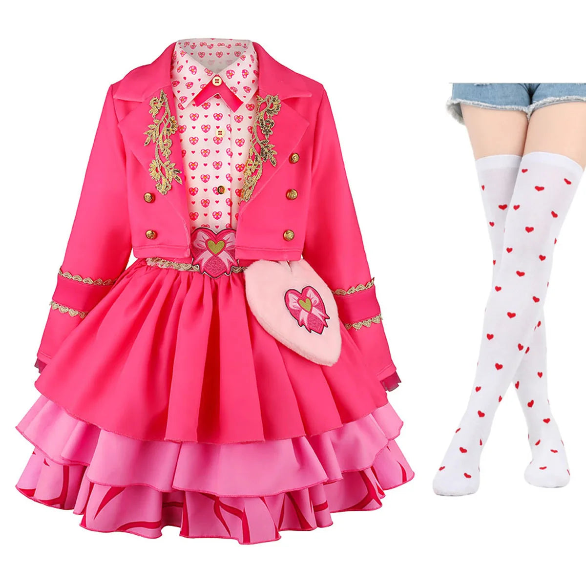 2026 New Halloween Cosplay Kids Mal Cosplay Costume Girls Evie Children Fantasia Carnival Clothes With Socks Birthday Party Hall