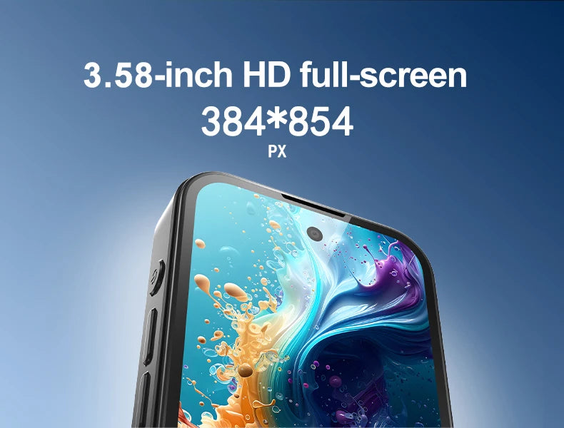 SOYES Q333 Mini Smartphone 4GB RAM 64GB ROM Android 12.0 MTK6762 8-core 2000mAh Face Unlock 4G LTE Dual SIM 3.58in Small Phone