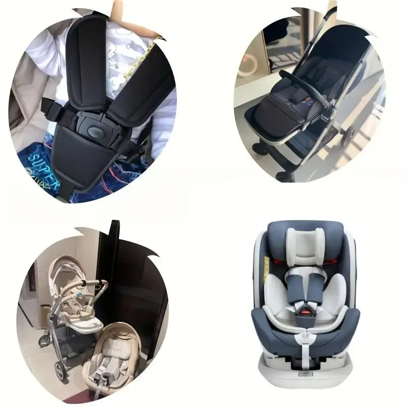 Baby Stroller Protective Belt Baby Safety Car Seat Belt Pads Universal Stroller Shoulder Strap Covers Soft Cushion Pram Guard