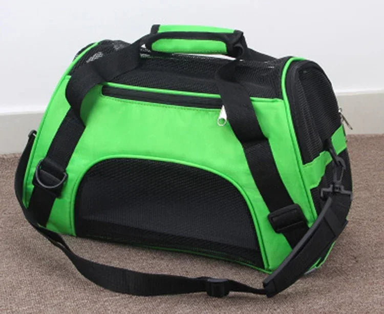 Outdoor Car Cat Travel Bag Portable Cat Carrier Dog Kitten Backpack Pet Handbag Breathable Mesh Cross Bag For Cat accessories