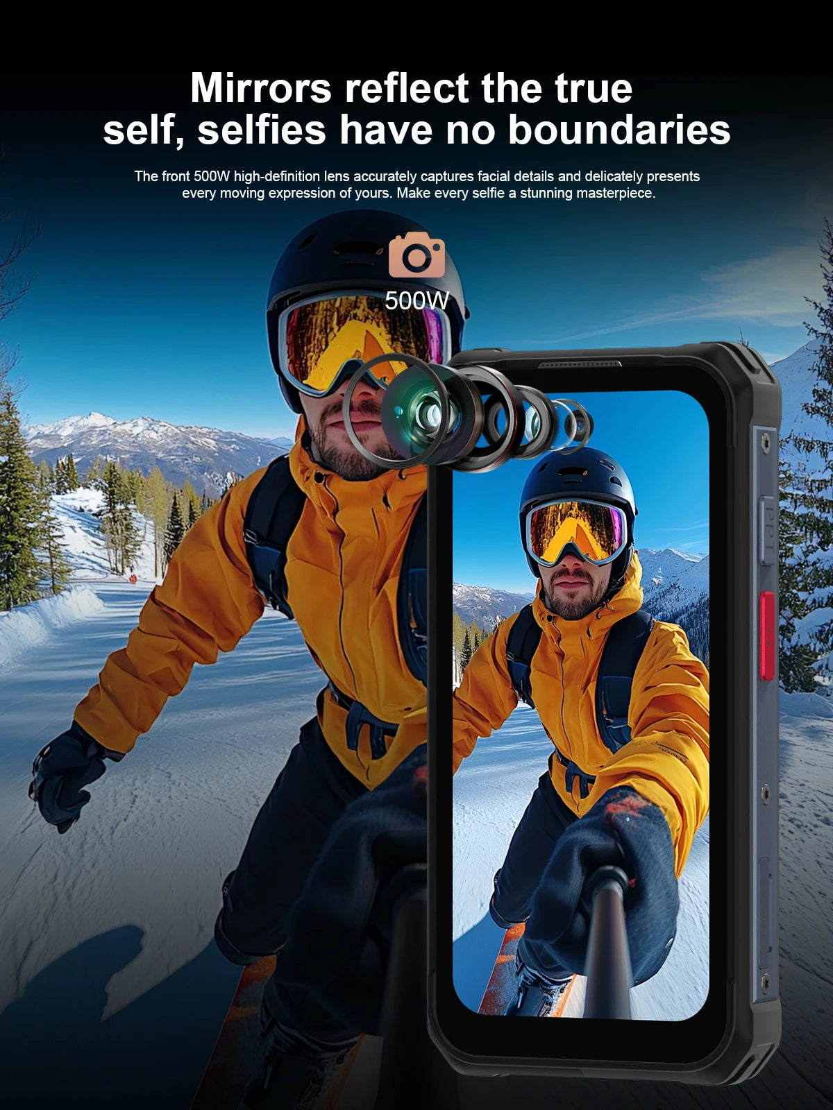 SERVO TANK500 4G PTT Smartphone Android 12 6+128GB Dual Camera 5MP+13MP 3.88"Display IP68 Waterproof Rugged Mobile Phone 3000mAh