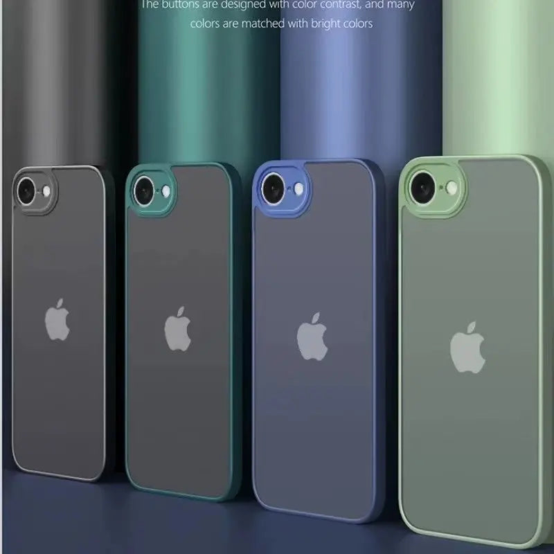 Fashion Shockproof Color Blocking 17E Case for iPhone 17e 2026 Hard PC Armor Matte Camera Protect Funda Bumper Cases Back Cover