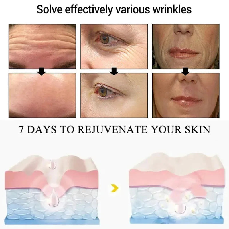 Retinol Remove Wrinkle Face Serum Lift Firming Anti Aging Fade Fine Lines Whitening Brightening Moisturizer Skin Care Cosmetics