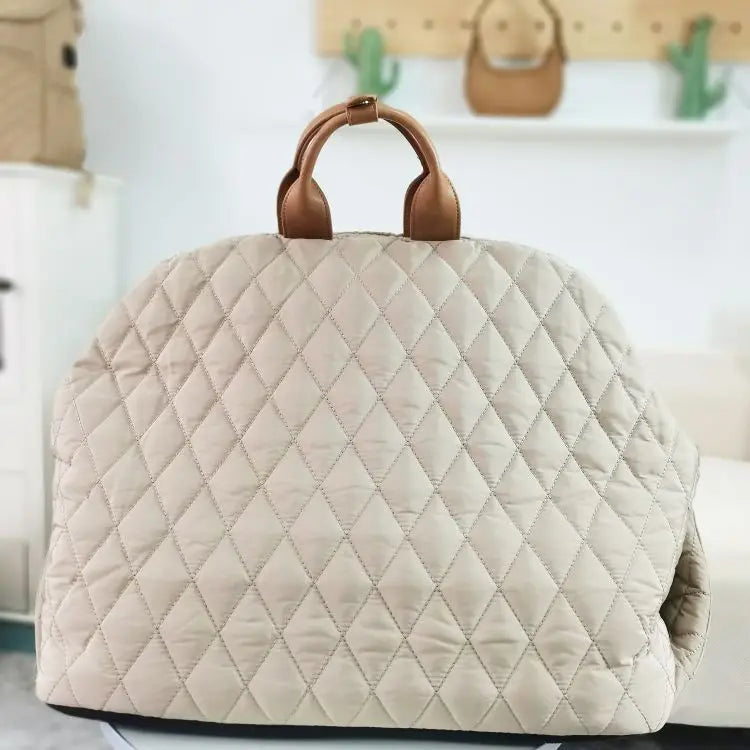 Large Size New Nylon Waterproof Pet Carrier Car Dog Cat Bag Removable Pet Bed Stylish Pet Bag - Crossbody/Shoulder