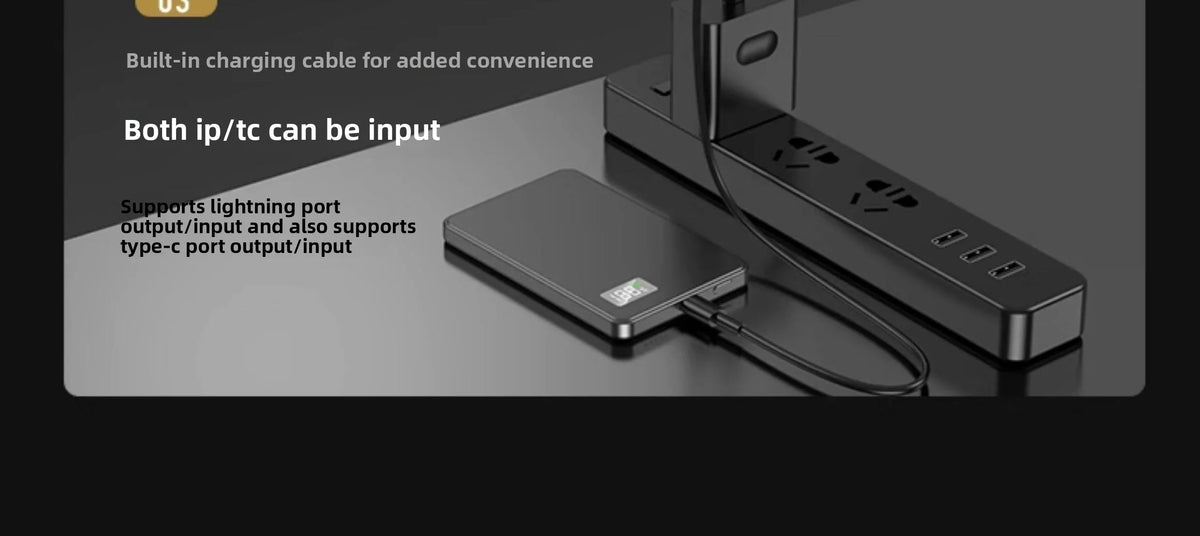 Taepiaai 10000mAh Magnetic Wireless PowerBank Ultra Thin Portable CCC Certified Super Fast Charging LED Display Pack for MagSafe