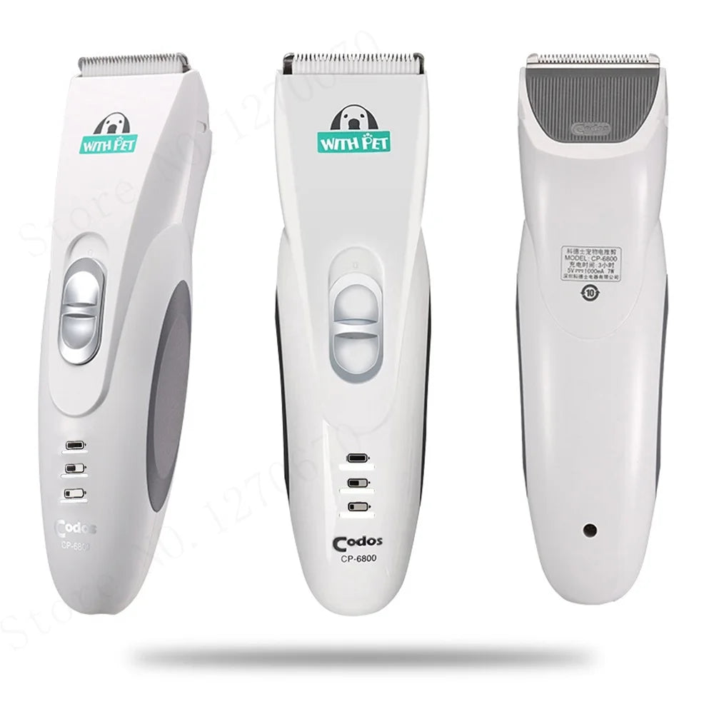 Codos CP-6800 Professional Dog Hair Trimmer Rechargeable Electric Pet Clipper Cat Grooming Shaver Cutter Animals Haircut Machine