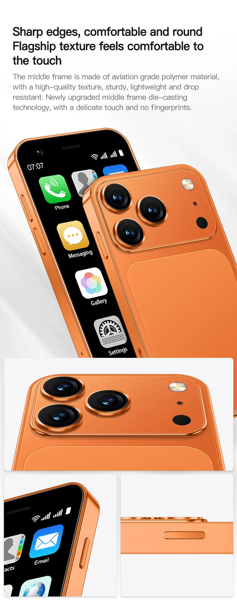SERVO 18SE MINI Android Pocket Smartphone 2 SIM Standby 3.0" Screen 2GB+16GB WhatsAPP WiFi 3G WCDMA Super Small Smart Cellphones