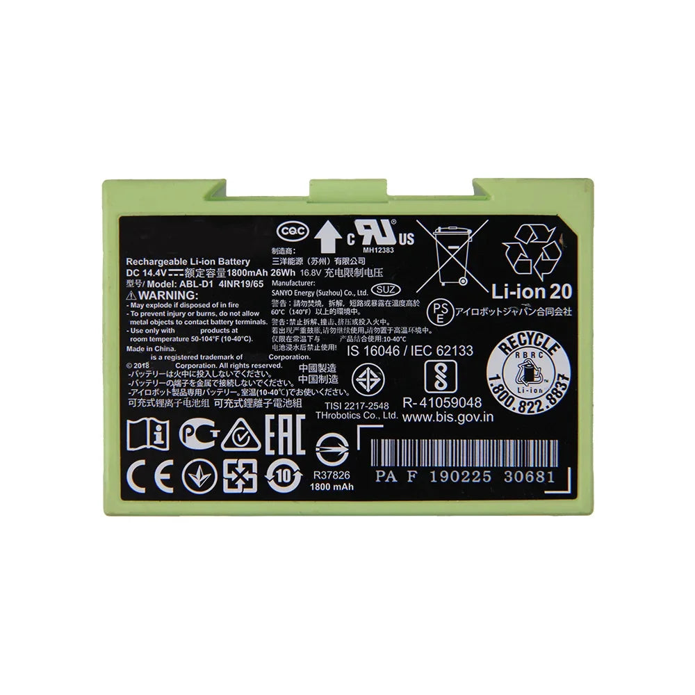 Battery ABL-D1 ABL-D2 For iRobot Roomba i7 i7+ i8 e5 e6 i7550 5150 e6198 i755020 i7158