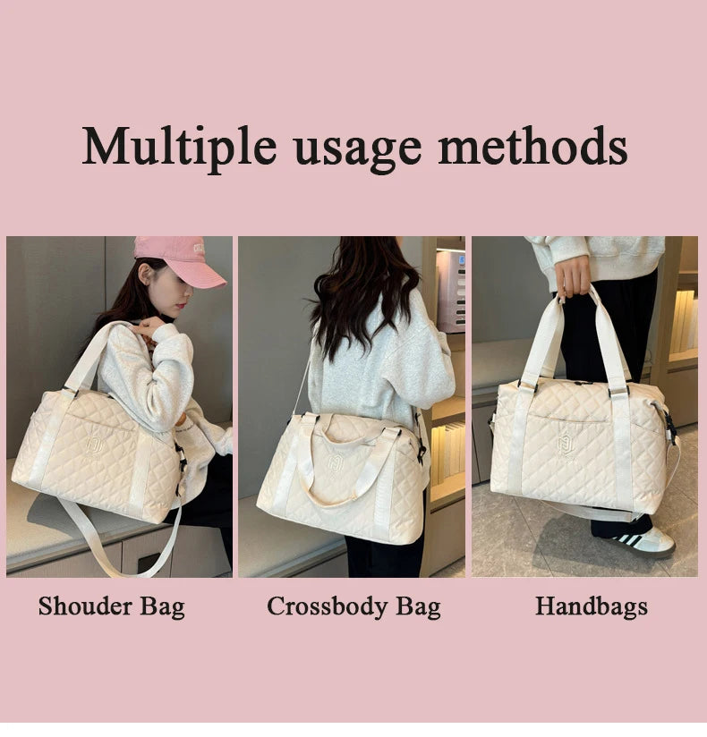 Large Capacity Outdoor Waterproof Travel Bag Luggage Handbag Women Shoulder Bag Oxford Men Sports Gym Bag Female Crossbody Bags