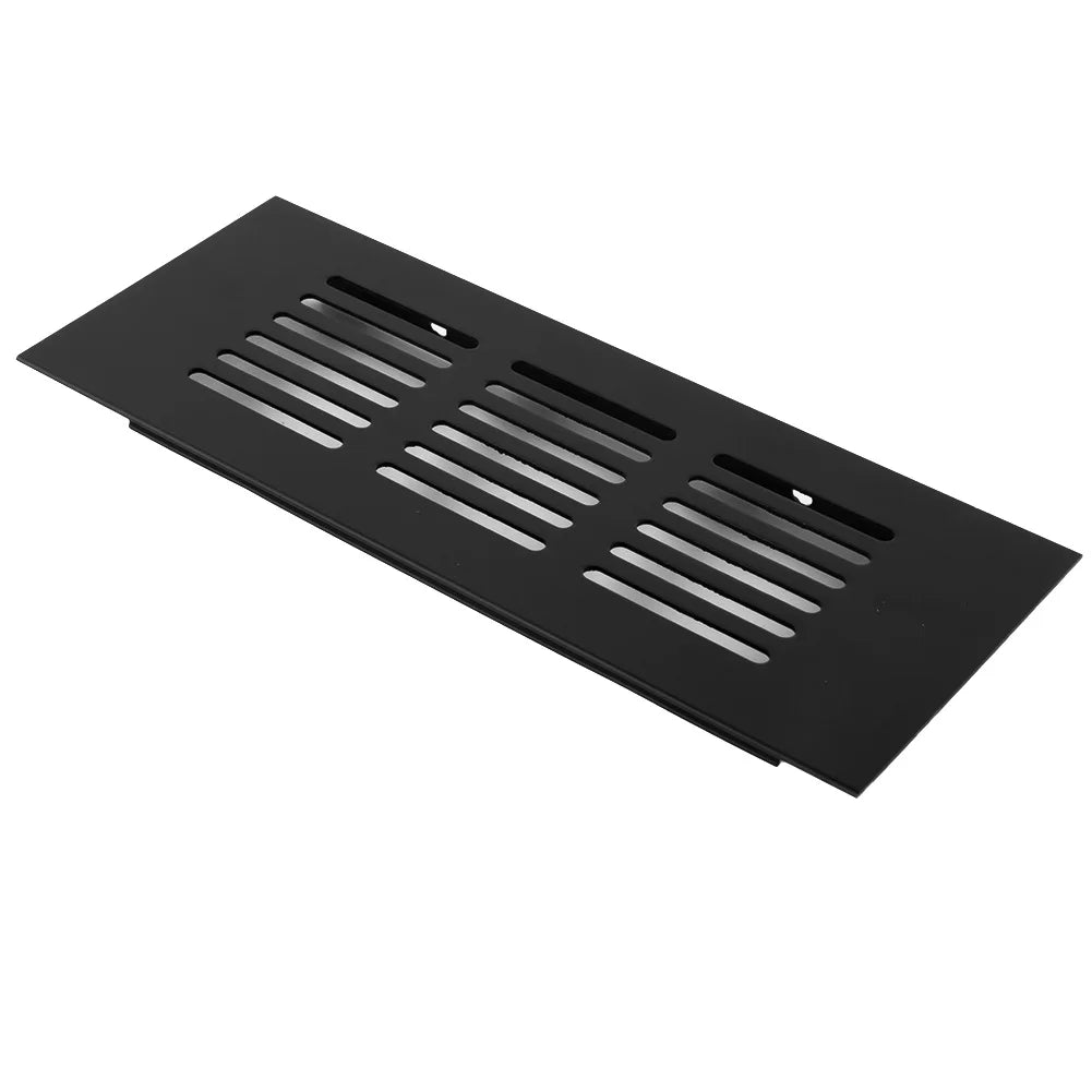 60mm Aluminium Rectangular Cabinet Wardrobe Air Vent Grille Ventilation Cover