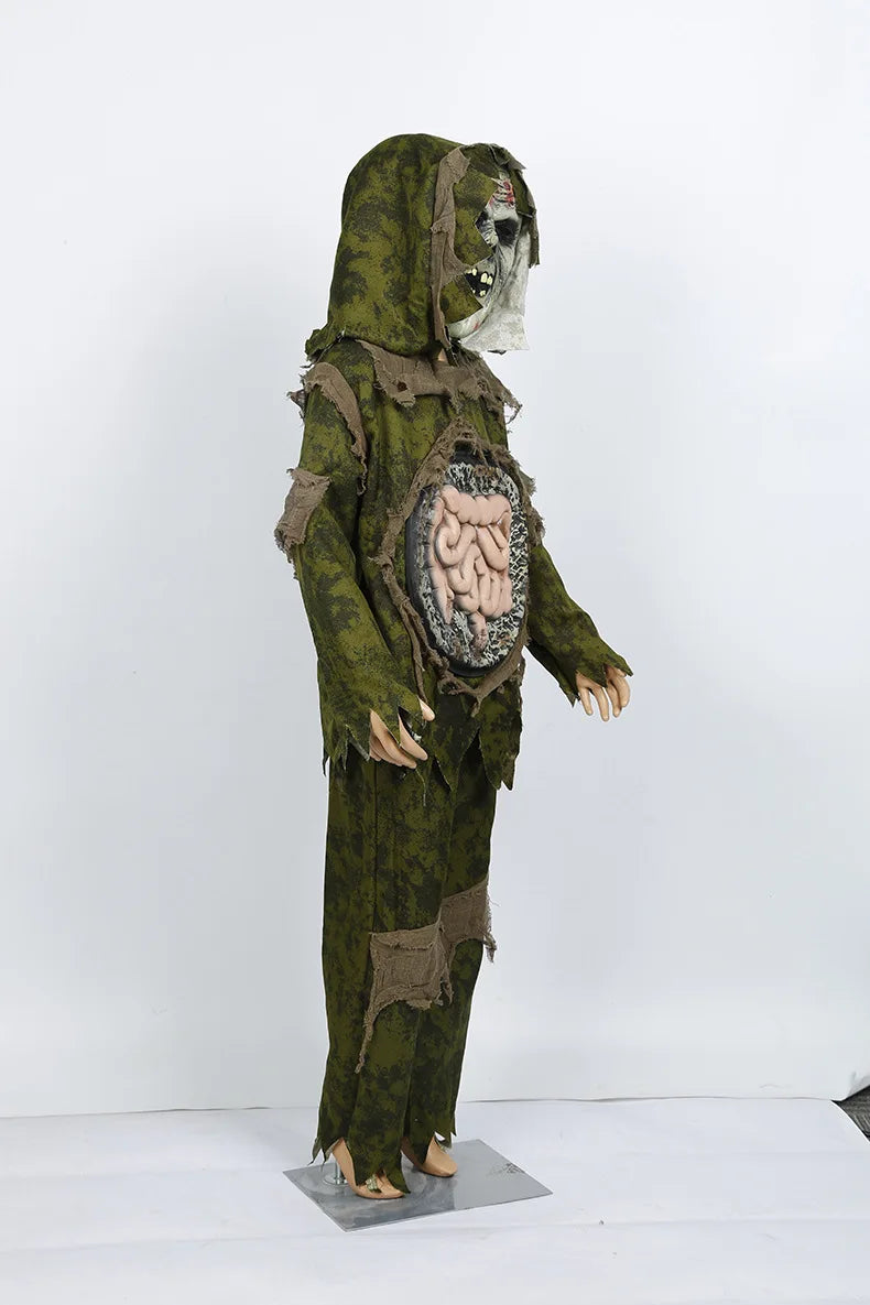 Halloween Cosplay Costume Purim Costume Horror Style Play Clothes Boys Girls Holiday Party Funny Garment Anime Zombie Suit