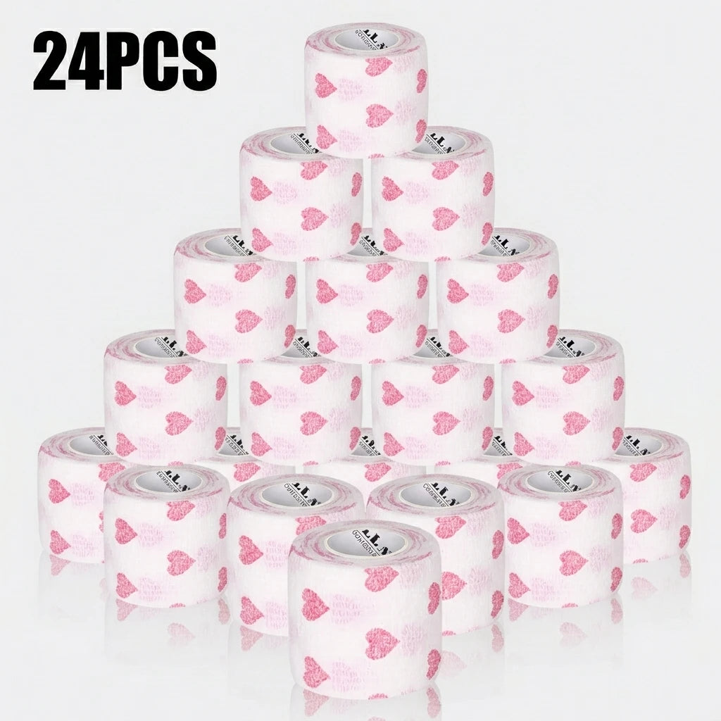 16/10/3PCS Tattoo Grip Bandage Colorful Self Adhesive Wrap 5cm X 4.5m Non Slip Handle Tape Tattoo Machine Grip Cover Supplies