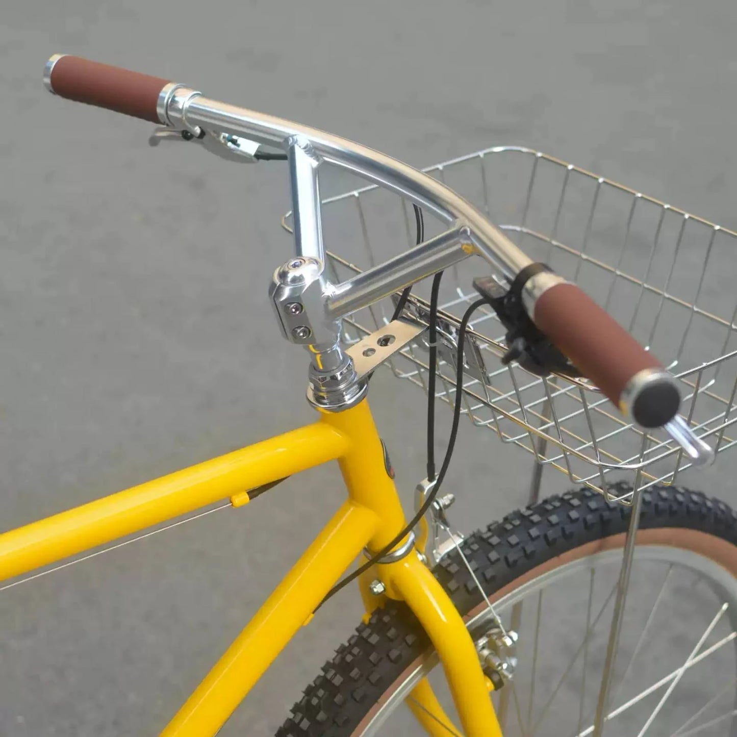 Aluminum Alloy Handlebar Retro Appearance Aluminum Riser Handlebar Riser Bike Bar Comfortable Grip Cycling Equipment Lightweight
