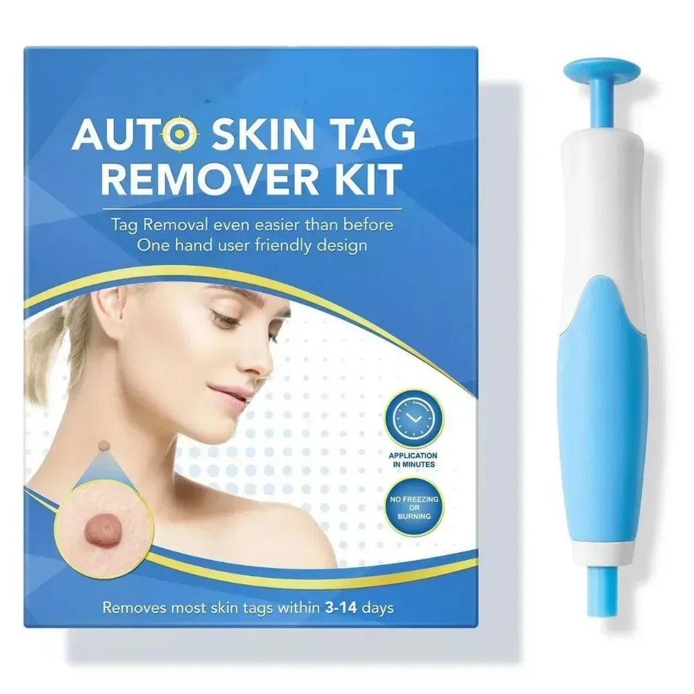 2 IN 1 Auto Micro Skin Tag Remover Device Standard And Micro Skin Tag Removal Kit Adult Mole Wart Remover Face Care Beauty Tools