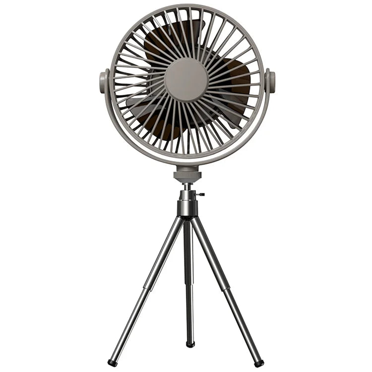 Remote Control Floor Table Air Cooler Mini Portable Wireless Ceiling Fan 360° Rotation 3-speed Wind For Camping Home Night Light