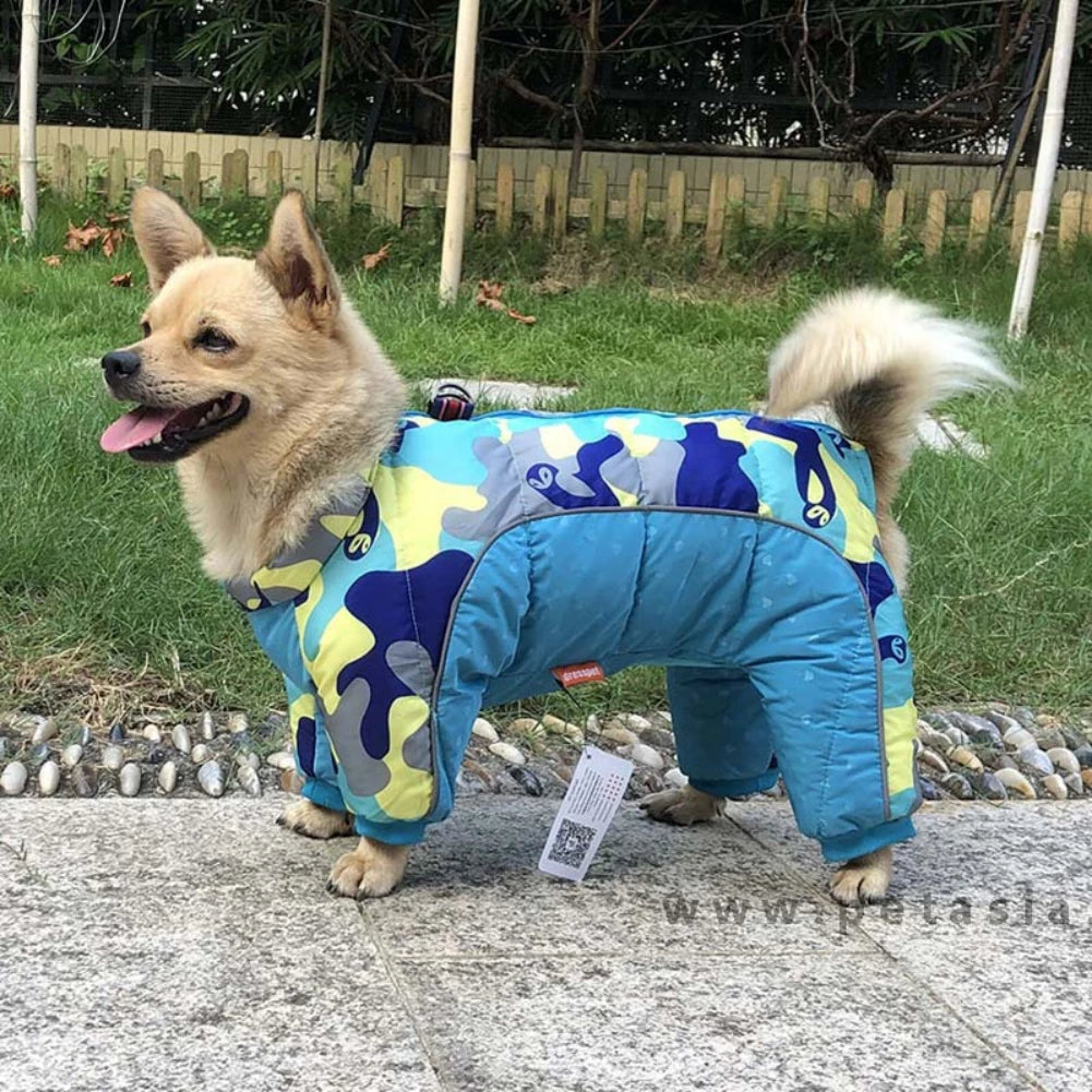 Winter Dog Coat Warm Waterproof Puppy Down Jacket Lightweight Outdoor Windproof Snowsuit Cold Weather Apparel for Small Dogs