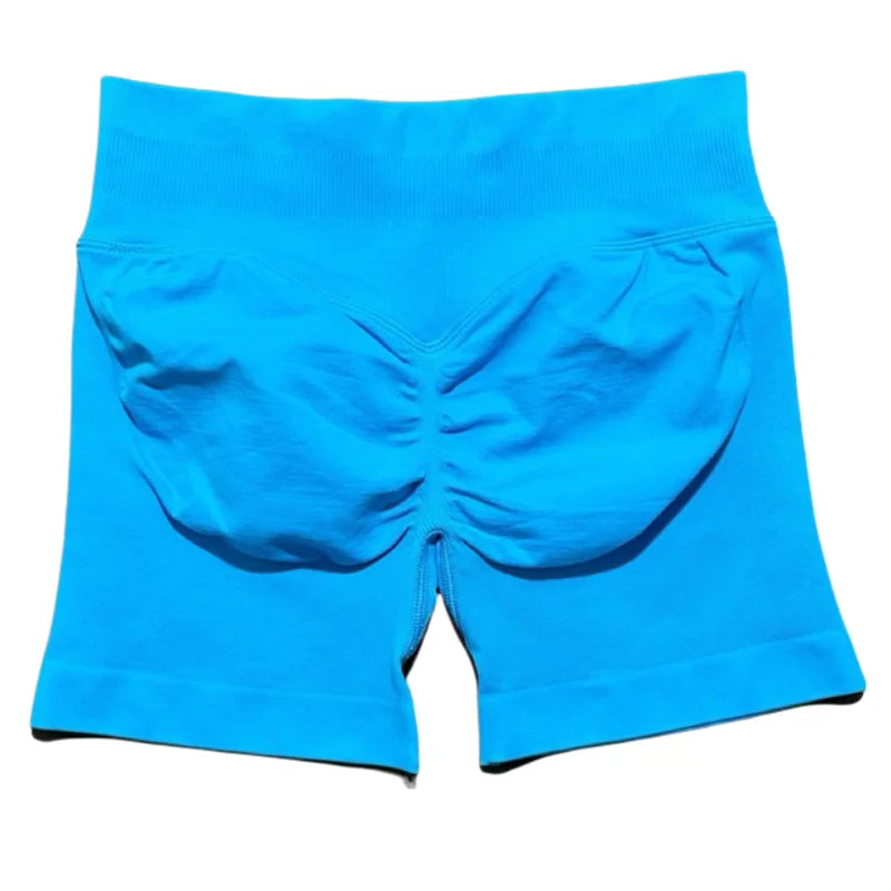 HISTELLO Sports Shorts 4.5‘’ High Waist Women Yoga Workout Shorts Seamless Leggings Stretch Fitness Sweatpants Gym Short