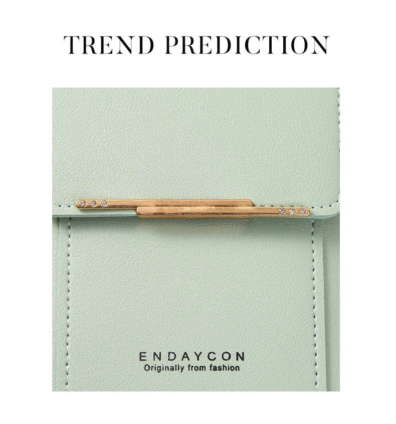 Women Crossbody Shoulder Bags Wallets Touch Screen Cell Phone Bag Soft Leather Strap Handbag for Female Luxury Messenger Bags