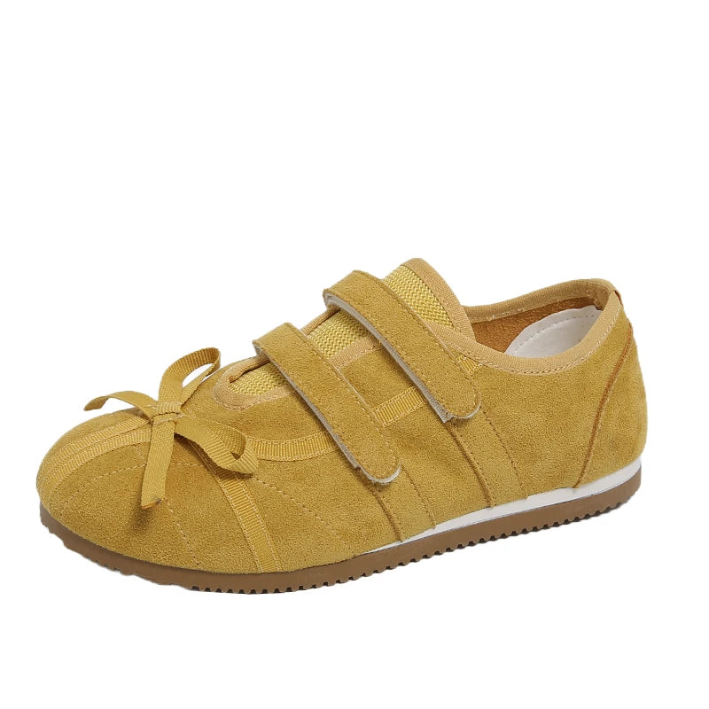 Flats Women Ballet Dance Shoes Walking Spring Cozy Sport Shoes Woman 2025 Fashion New Designer Sneakers Brand Zapatos De Mujer