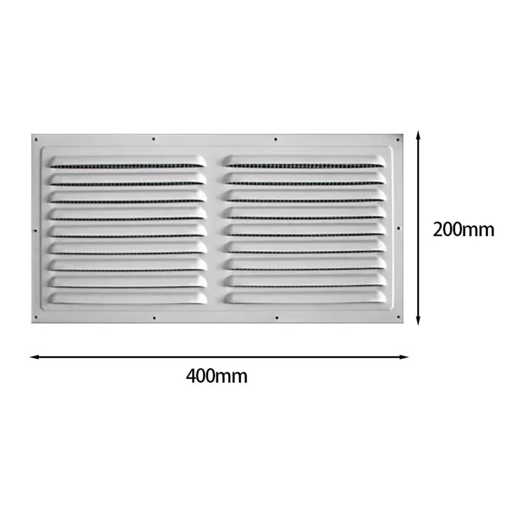 Aluminum Alloy Air Vent Grille Air System Net Cover Screen Exhaust Outlet Window Square Vent 100/150/200/250/300/400mm