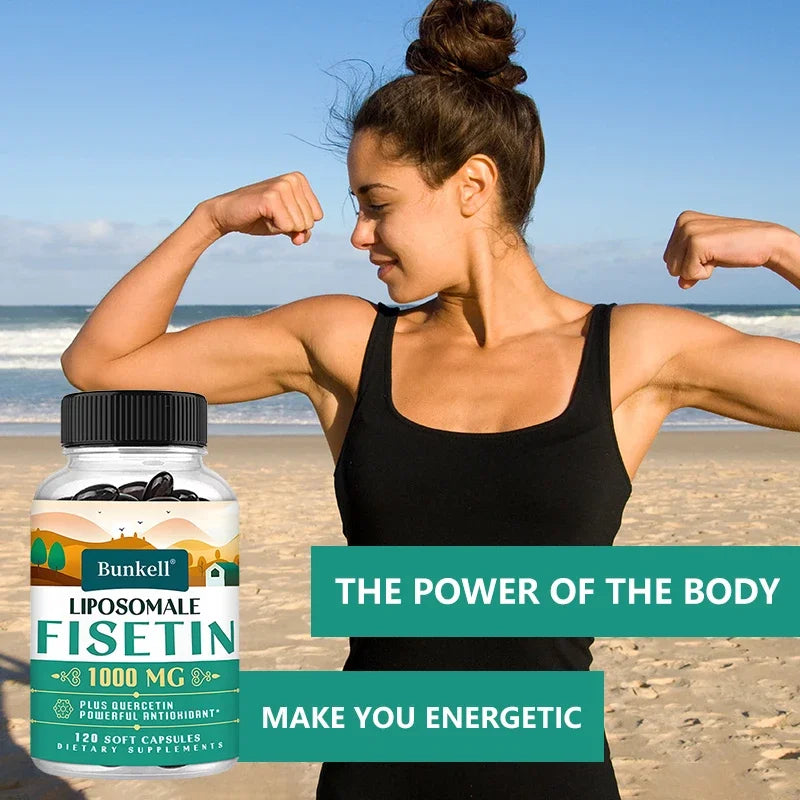 Liposomal Capsules,Anti-aging,Boosts Energy Levels,Improves Focus,Promotes Cellular Health,Boosts Metabolism-120 Capsules