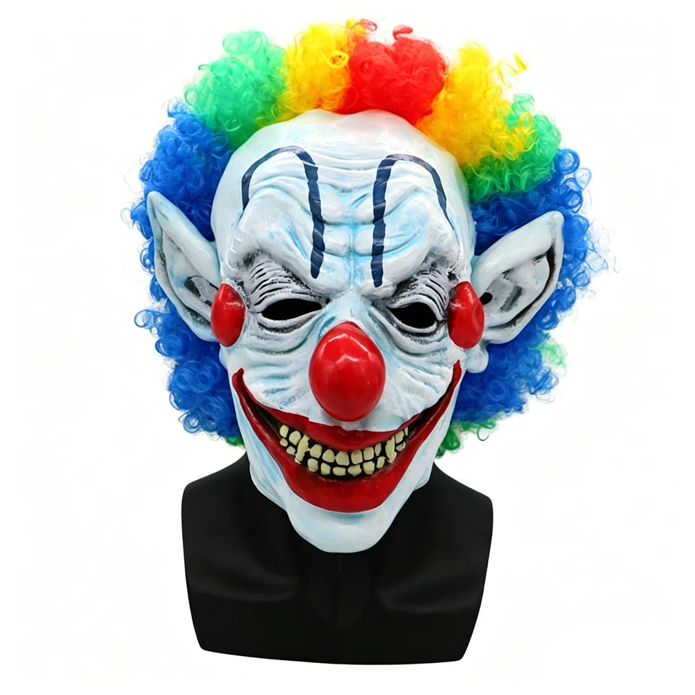 Halloween Party Costume Crazy Horror Sinister Mask Multicoloured
