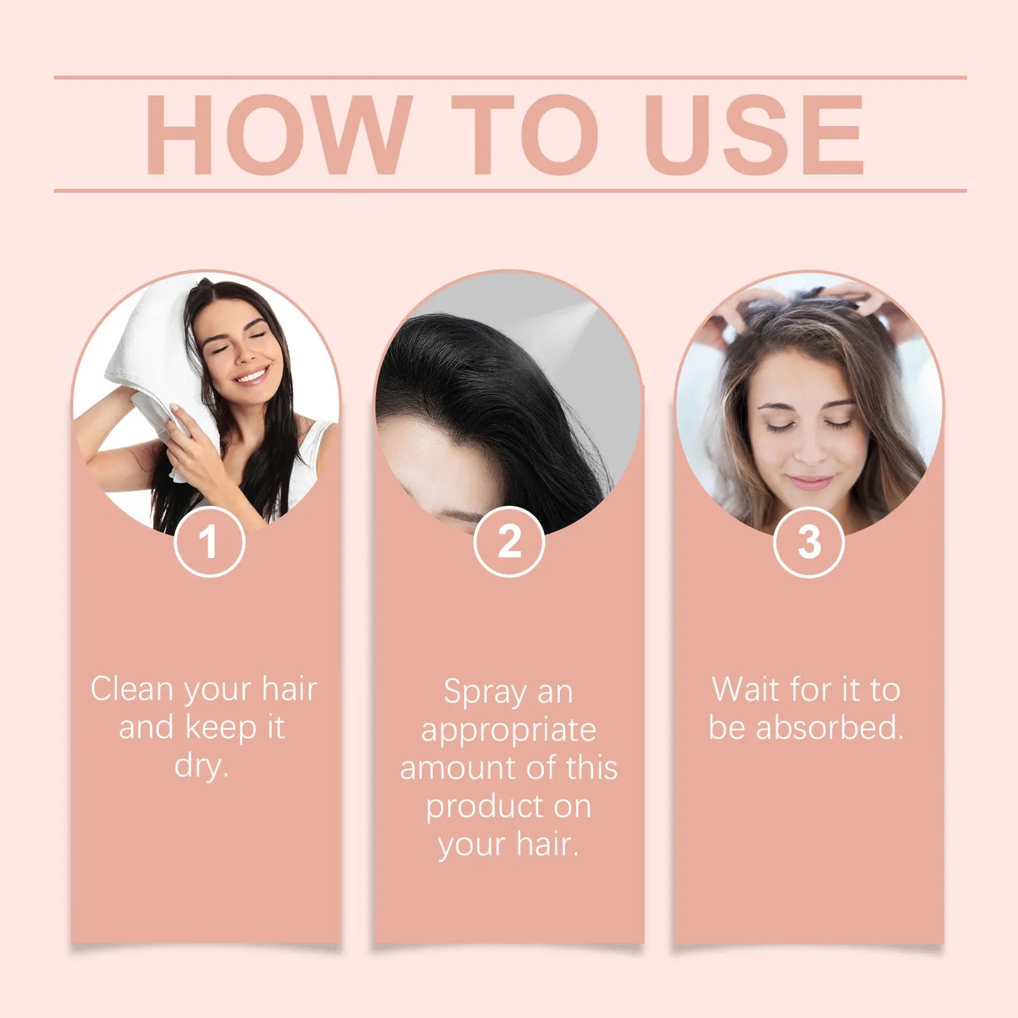 Heat Protectant Spray Protection For Color Treated Hair Thermal Protection Anti Frizz Detangling Leave In Conditioner Hair Care