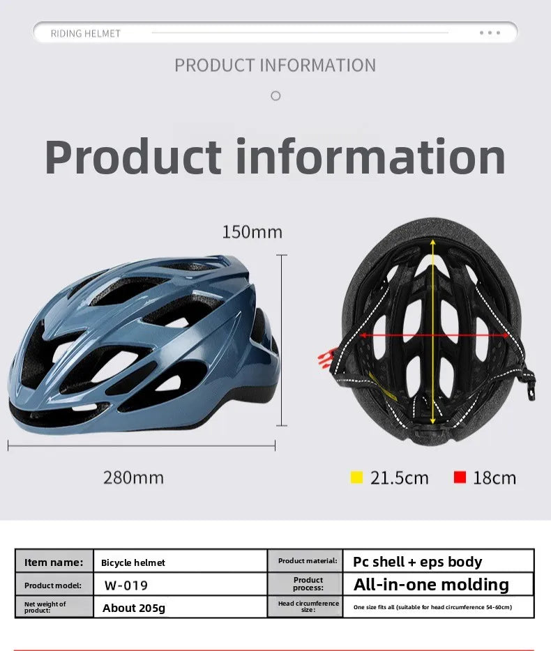 Bicycle Helmets Road Bike Scooter for Men and Women Sports Racing Riding Cycling Helmet 19 Hole Ultralight MTB Bicycle Helmet