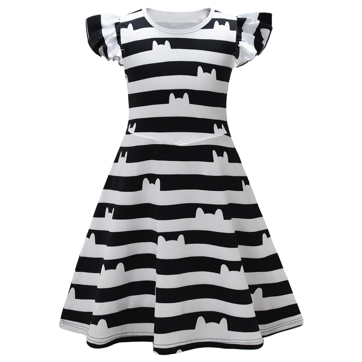Vestido De Gabby's Dollhouse Clothes Kids Gabbys Cats Cosplay Costume Toddler Girls Carnival Birthday Party Dress with Headband