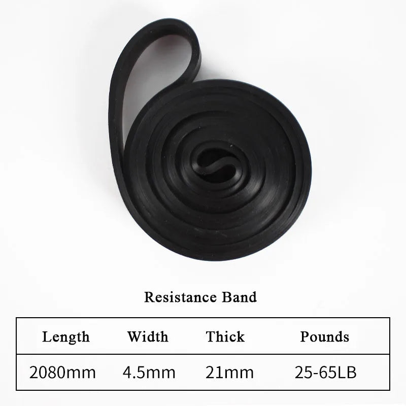 Heavy Duty Resistance Band Latex Elastic Belt Pull up Assist for Pilates Workout Fitness Home Gym Shape Body Exercise