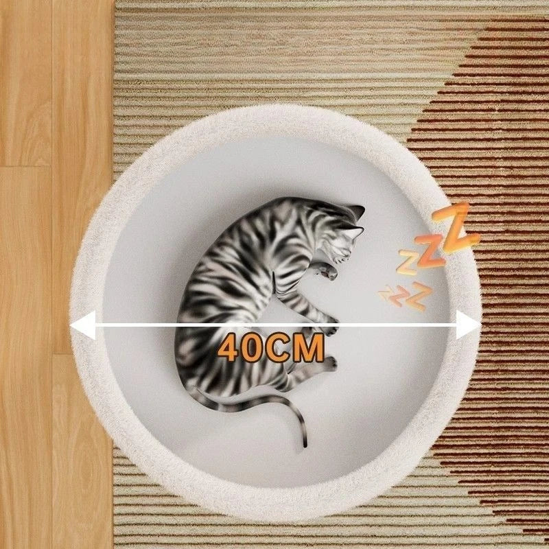 Cat House with Cozy Large Condos Spacious Cat Bed with Luxury Flower Perch Pompom Ball Cat Furniture for Indoor Cat Toys