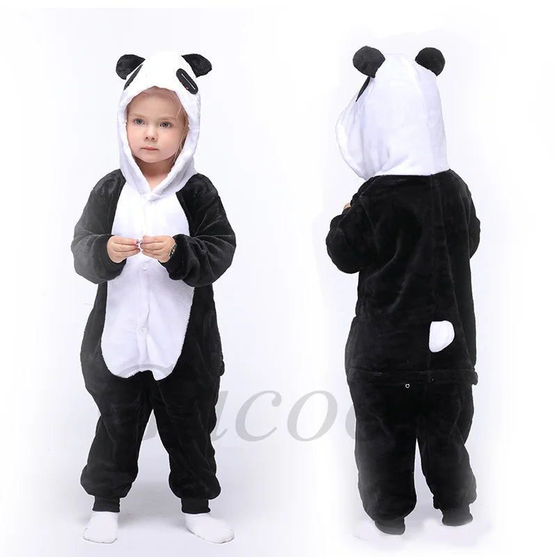Kigurumi Onesie Kids Capybara Pajamas For Children Christmas Blanket Sleepers Baby Costume Winter Boy Girl Cat Jumspuit