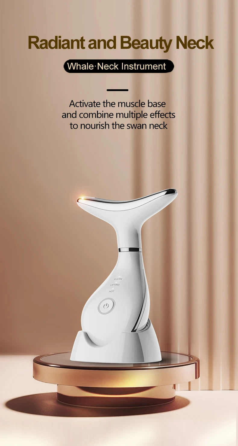 7 Colors Neck Face Beauty Device Facial Lifting Machine Face Massager Reduce Double Chin Face Sculpting Skin Care Beauty Tools