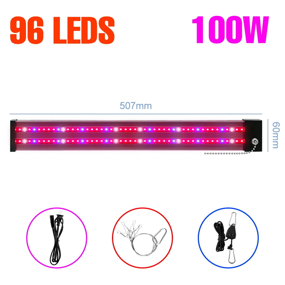 LED Quantum Board Plant Grow Light  Full Spectrum Indoor Flower Seedling Hydroponic Greenhouse Vegetable Cultivation Growth Lamp