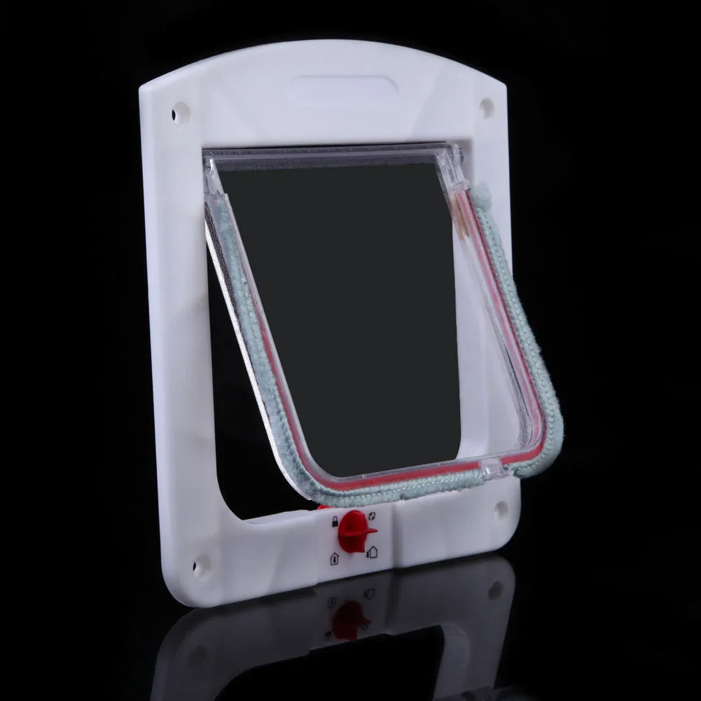 Lockable Kitten Dog Pet Lock Transparent Design Security Wall Lock Weatherproof Anti-deform for Cats Doggie Kittens